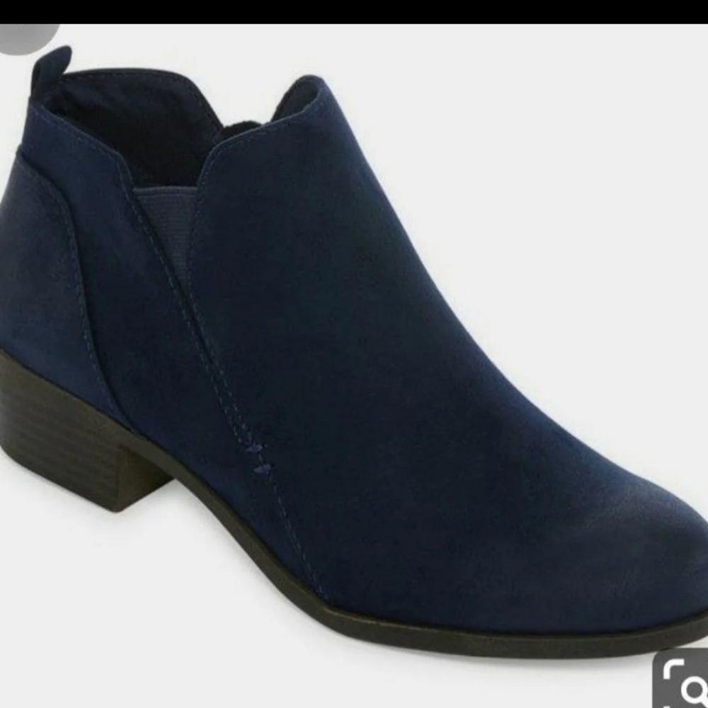 Blue Ankle Boot